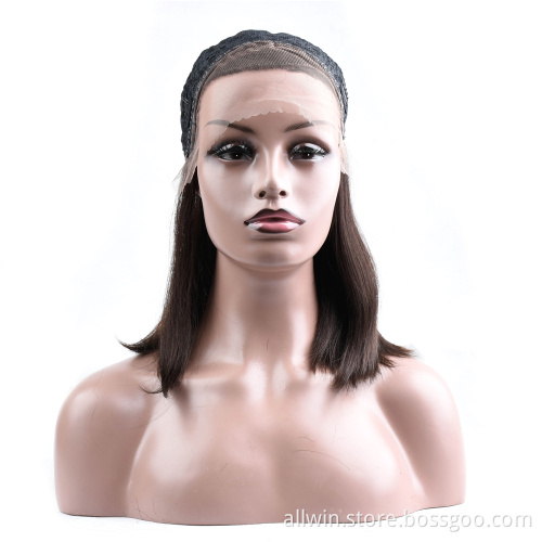 Brazilian Hair Wigs Body Wave Black human hair Lace Front Wig Transparent Swiss